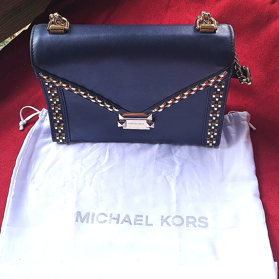 Michael Kors Navy Admiral With Gold Accents New With Tag